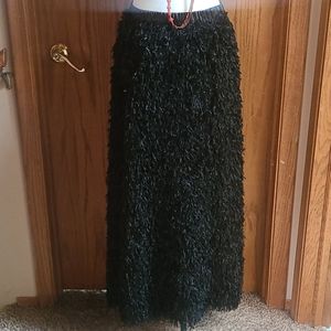 Sunday In Brooklyn Anthropologie Fuzzy Maxi Skirt